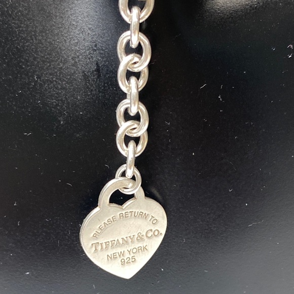 Authentic Tiffany & Co Heart Tag Necklace - Picture 3 of 8